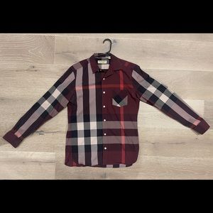 Men’s Authentic Burberry Poplin Shirt
